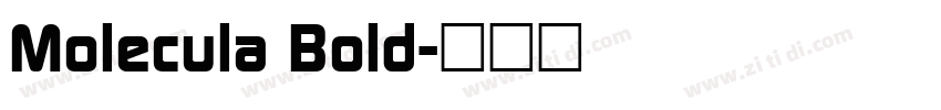 Molecula Bold字体转换